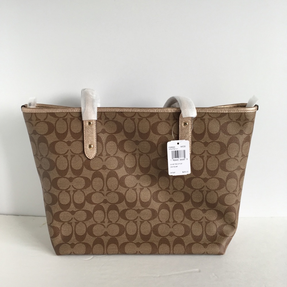 CITY ZIP TOTE IN SIGNATURE CANVAS - Picture 3 of 7